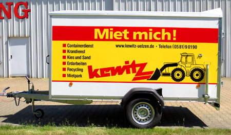 Anh&auml;nger-Beschriftungen